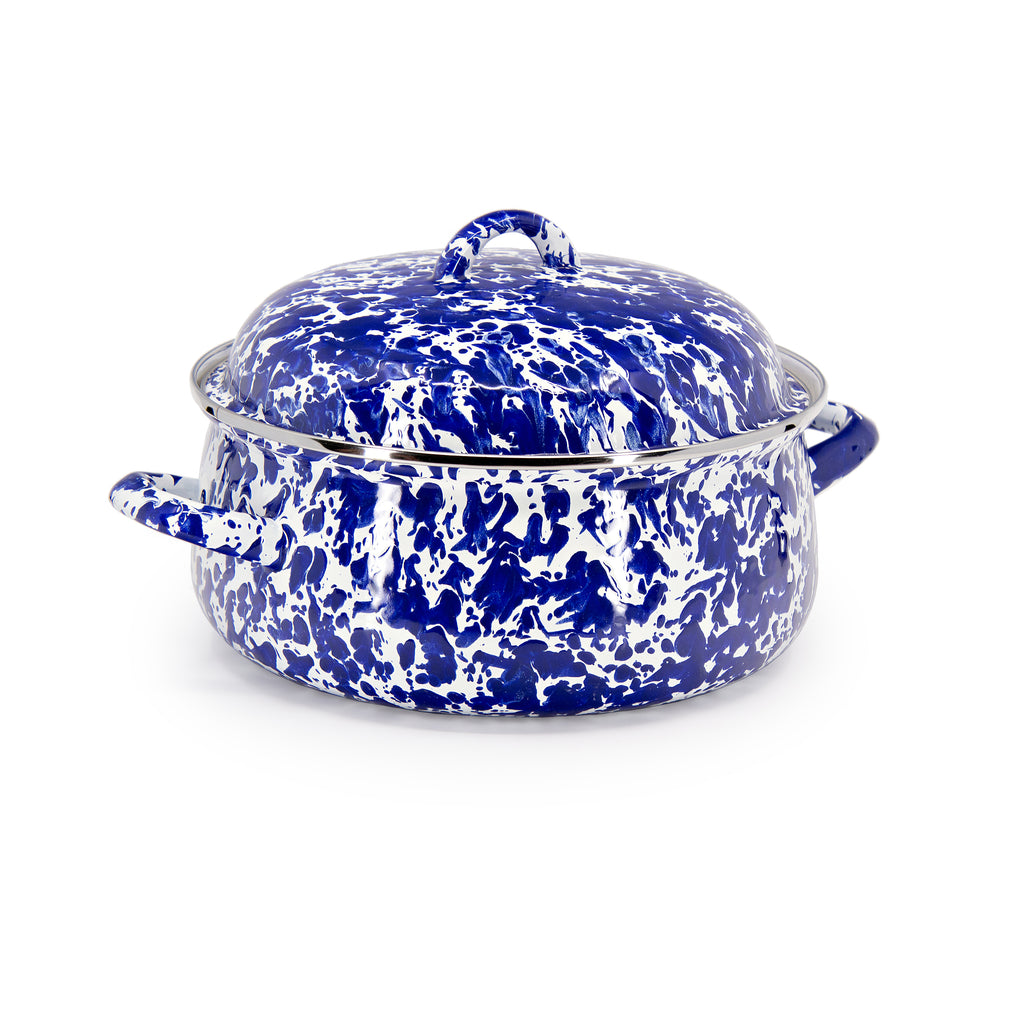 Cocinaware Cobalt Blue Enamel Cast Iron Dutch Oven - Shop Dutch