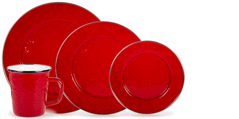 RD75 - 18qt Stock Pot - Red Swirl Design - UPC 619199757567 – Golden Rabbit  Enamelware